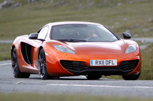 McLaren MP4-12C 2011-2014 front cornering orange