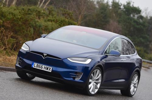 Used Tesla Model X 2016-present front cornering