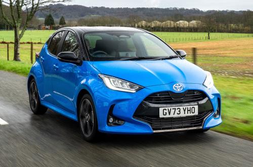 Toyota Yaris front right driving