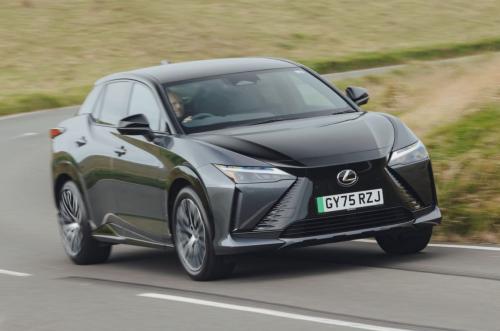 Lexus RZ front cornering