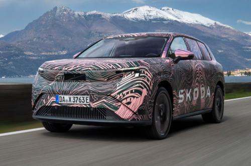 Skoda Peaq prototype front dynamic