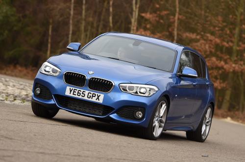 Used BMW 1 Series 2011-2019 front cornering blue