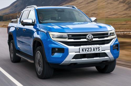 VW Amarok front cornering